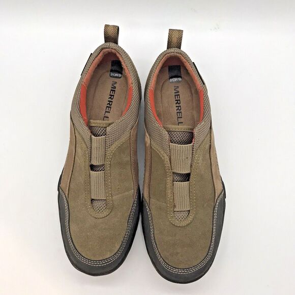 Merrell Move Kangaroo Mocs Women's 7M Brown Nubuck Leather Slip-On Comfy Loafers - Picture 5 of 11